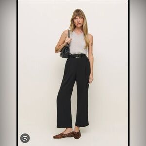Reformation Alex Mid Rise Cropped Pant NWT